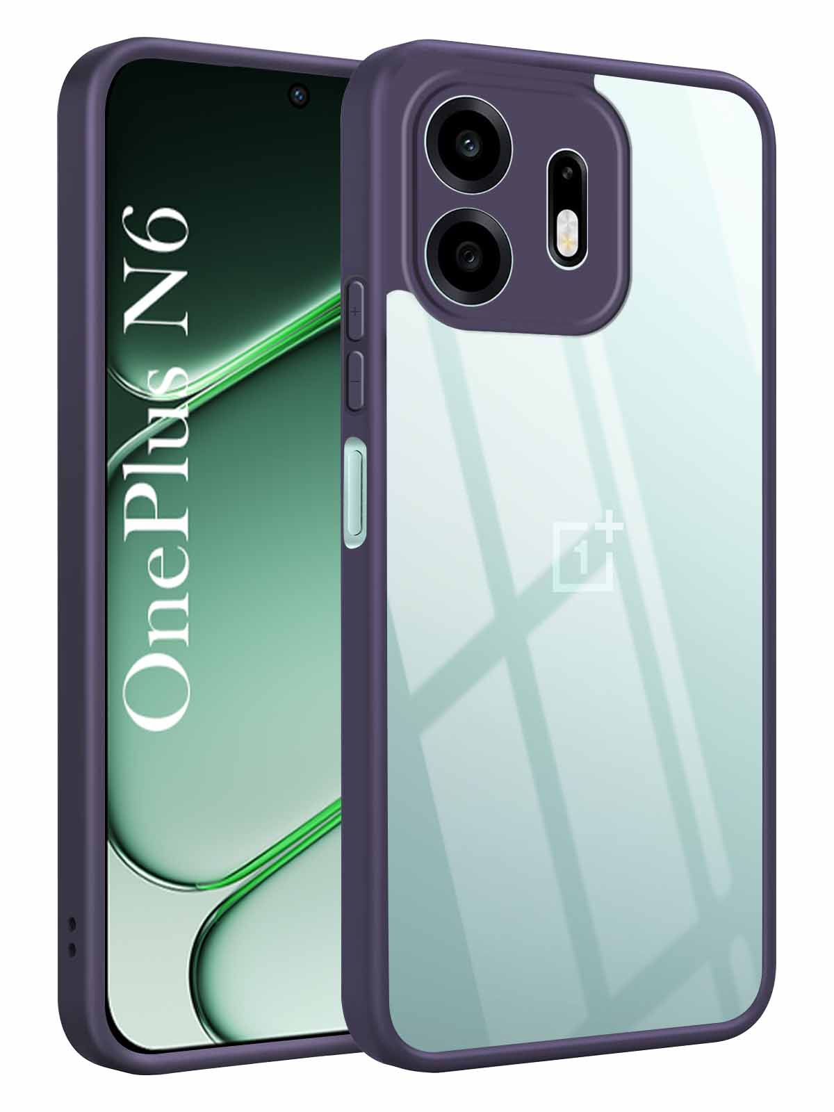 For OnePlus N6 Back Cover Case Ultra-Hybrid (Lifetime Anti Yellow | Anti Scratch | Crystal Clear Shockproof)