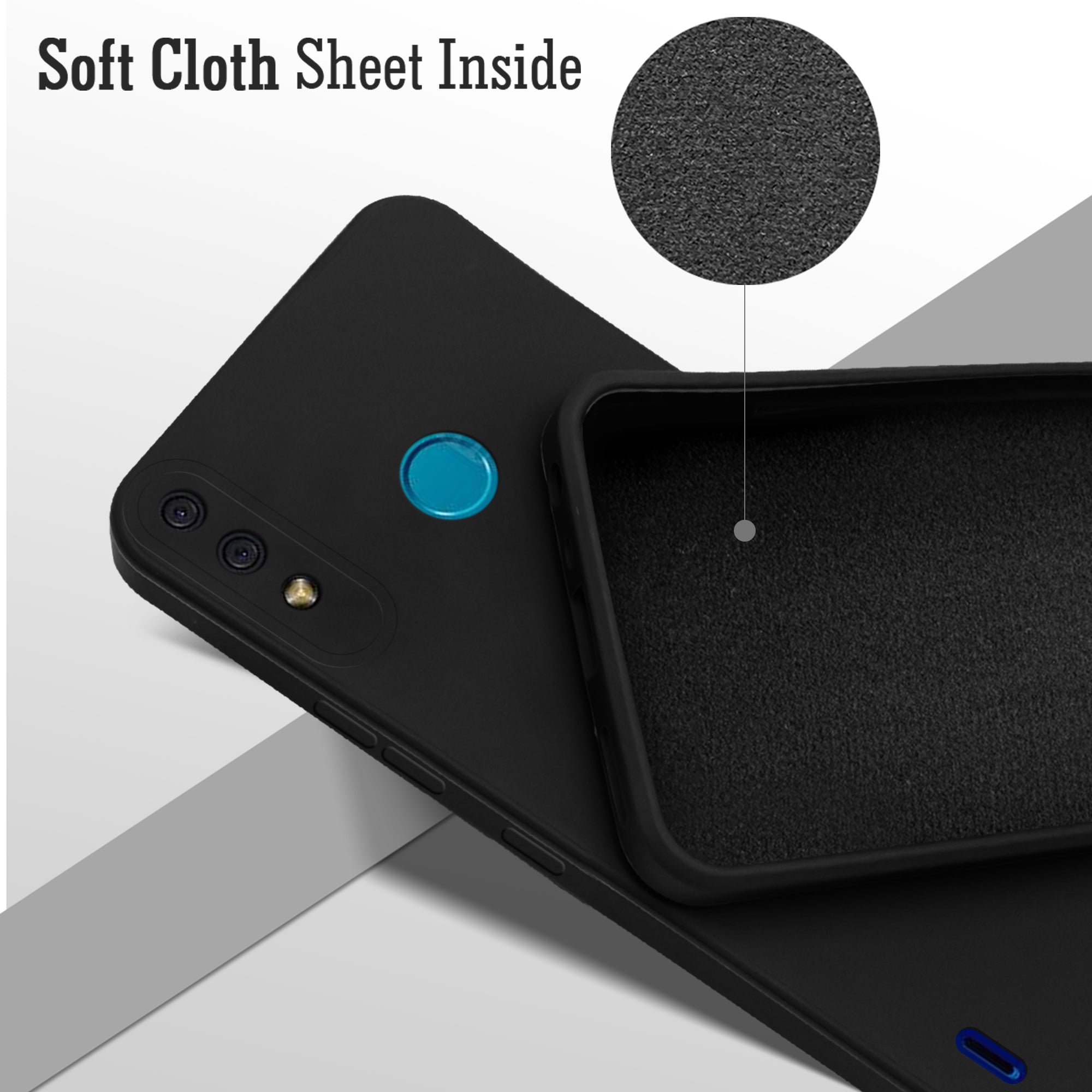 For Itel A56 Back Cover ( Silicone Clear Shockproof Case with Camera Protection | Soft and Flexible | Transparent)