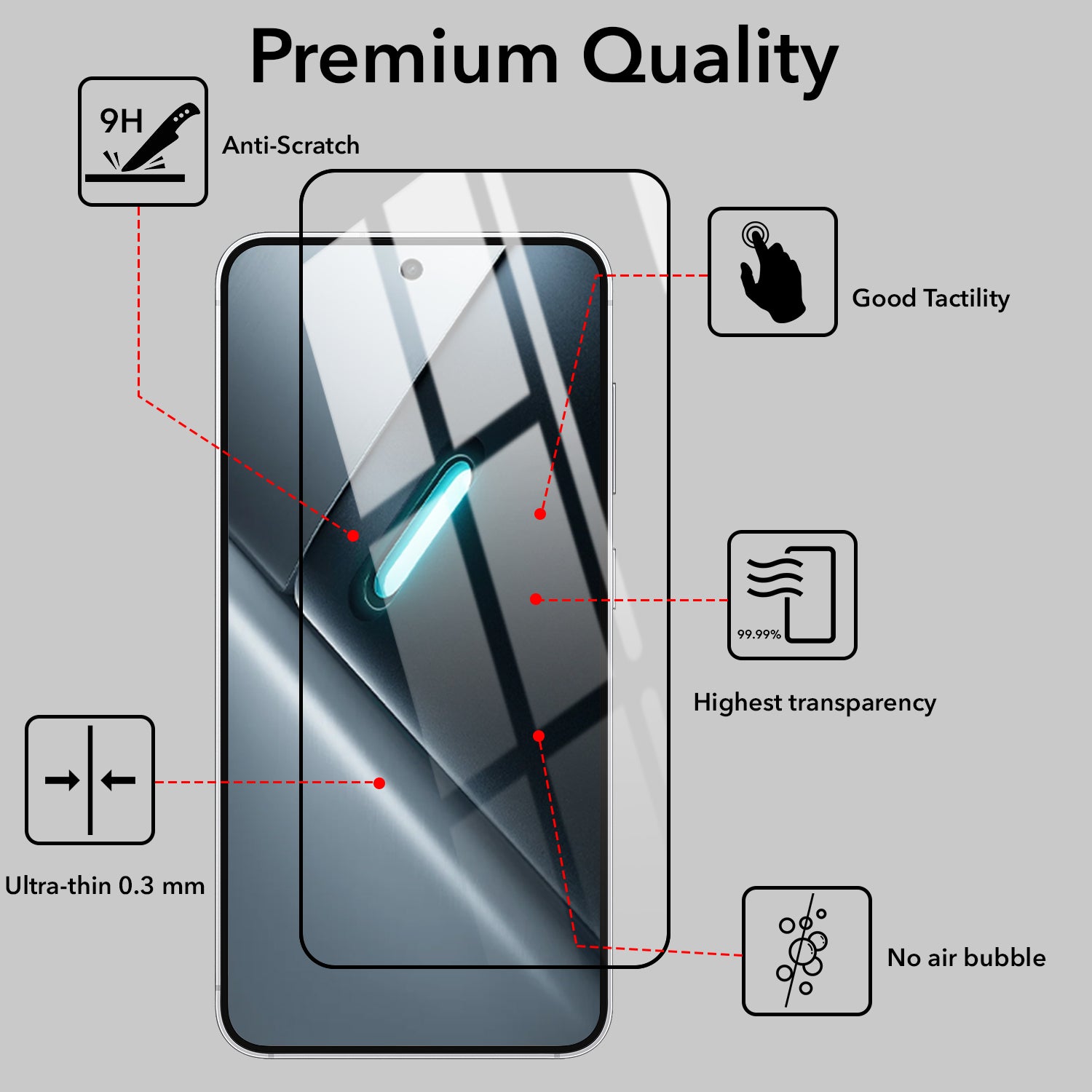(Pack of 2) Tempered Glass For Poco X8  Military-Grade Gorilla  Screen Protector (Shatterproof HD Clarity | Oleophobic Coating | 3D Precision Cut)