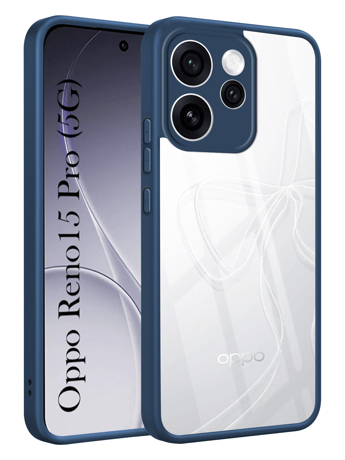 For Oppo Reno15 Pro 5G | Oppo Reno 15 Pro 5G Back Cover Case Ultra-Hybrid (Lifetime Anti Yellow | Anti Scratch | Crystal Clear Shockproof)