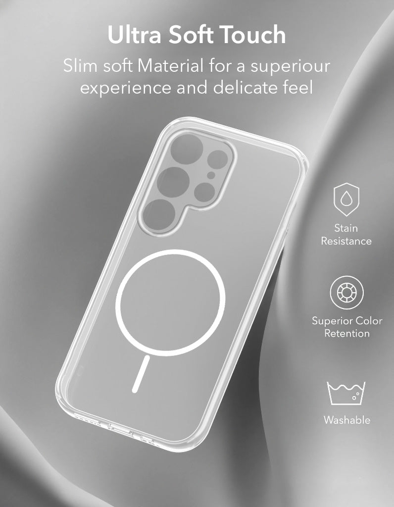 For Samsung Galaxy S23 Ultra Back Cover Case  Silicone (Slim Paper Thin | Camera Protection Bump | Minimalist Professional | Soft Flexible)