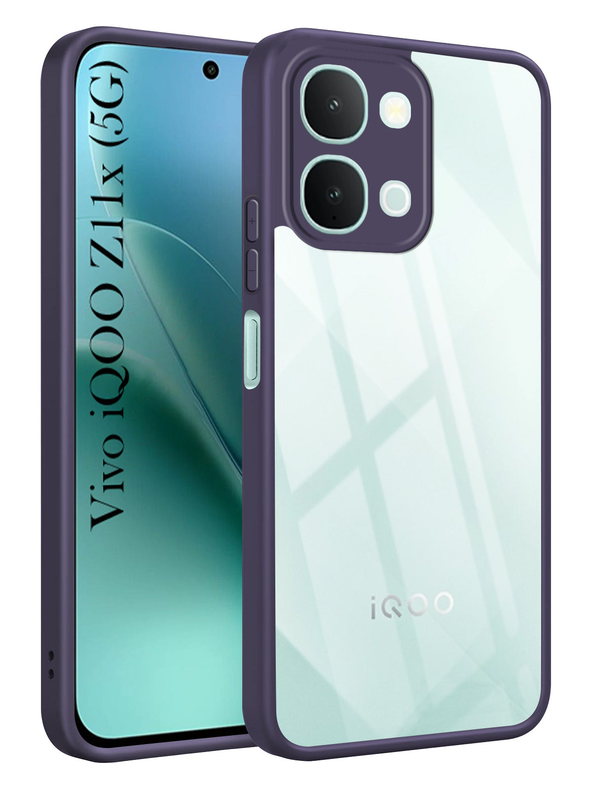 For Vivo iQOO Z11x 5G Back Cover Case Ultra-Hybrid (Lifetime Anti Yellow | Anti Scratch | Crystal Clear Shockproof)
