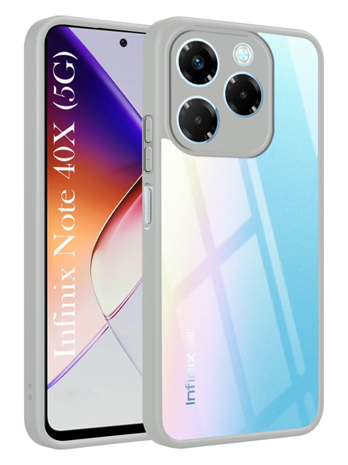 For Infinix Note 40X 5G Back Cover Case (Lifetime Anti Yellow | Anti Scratch | Crystal Clear Shockproof)
