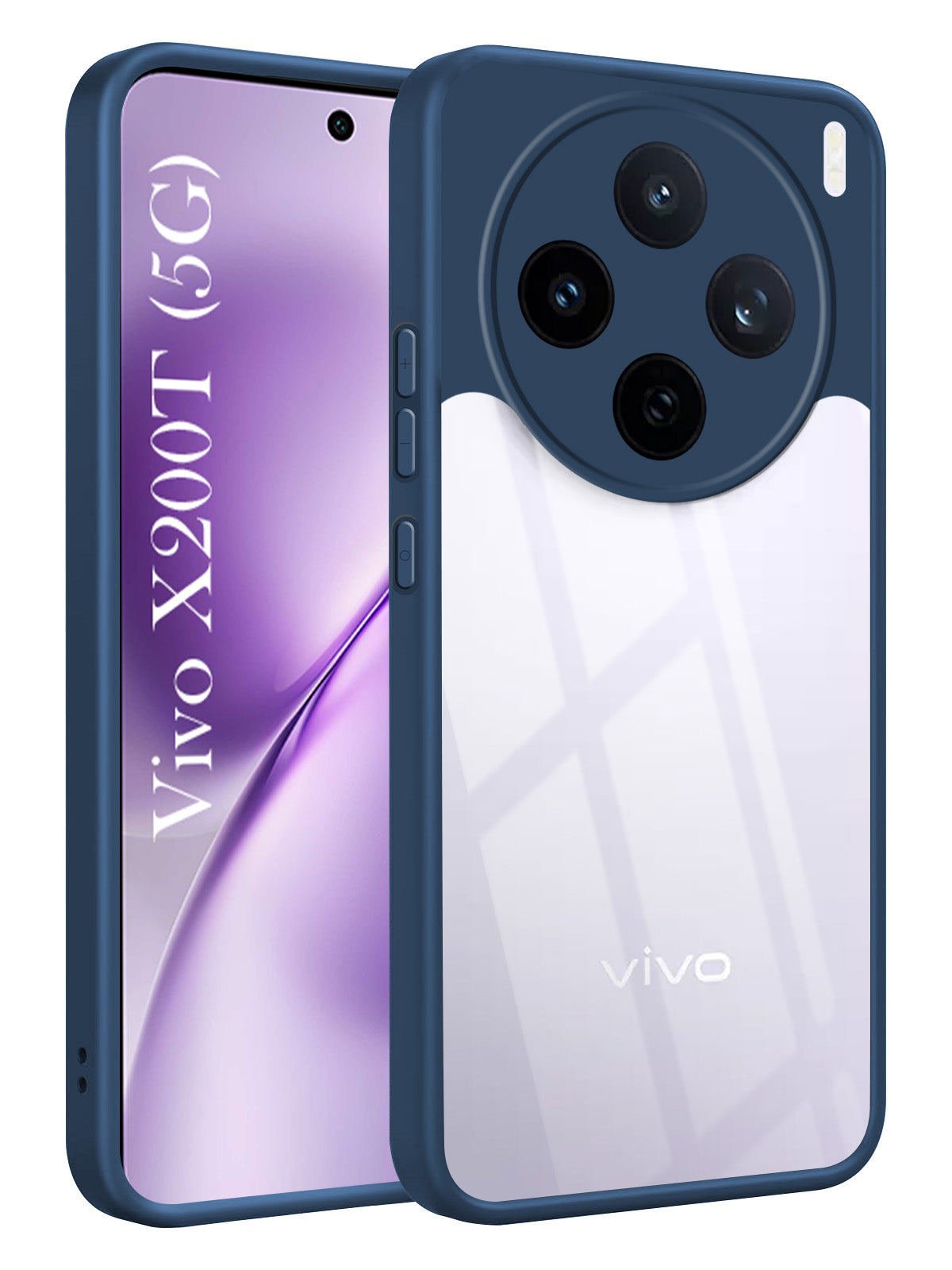 For Vivo X200T Back Cover Case Ultra-Hybrid (Lifetime Anti Yellow | Anti Scratch | Crystal Clear Shockproof)