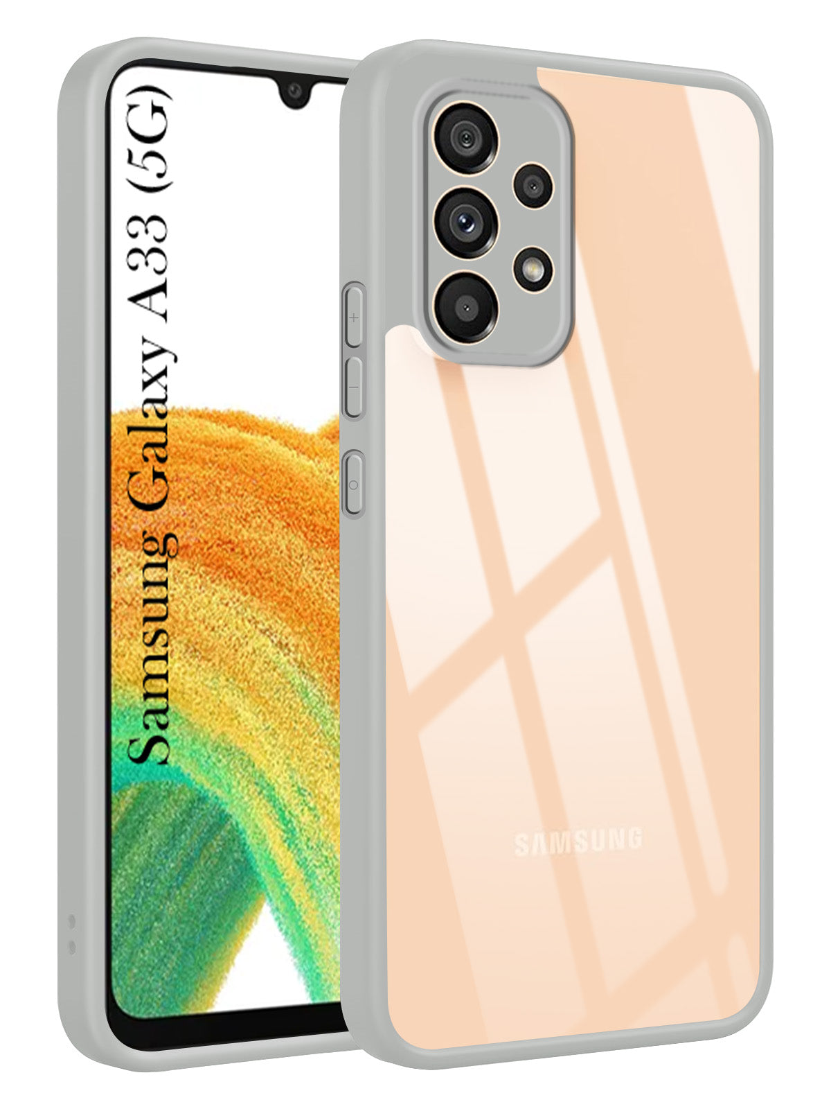 For Samsung Galaxy A33 5G Back Cover Case Ultra-Hybrid (Lifetime Anti Yellow | Anti Scratch | Crystal Clear Shockproof)