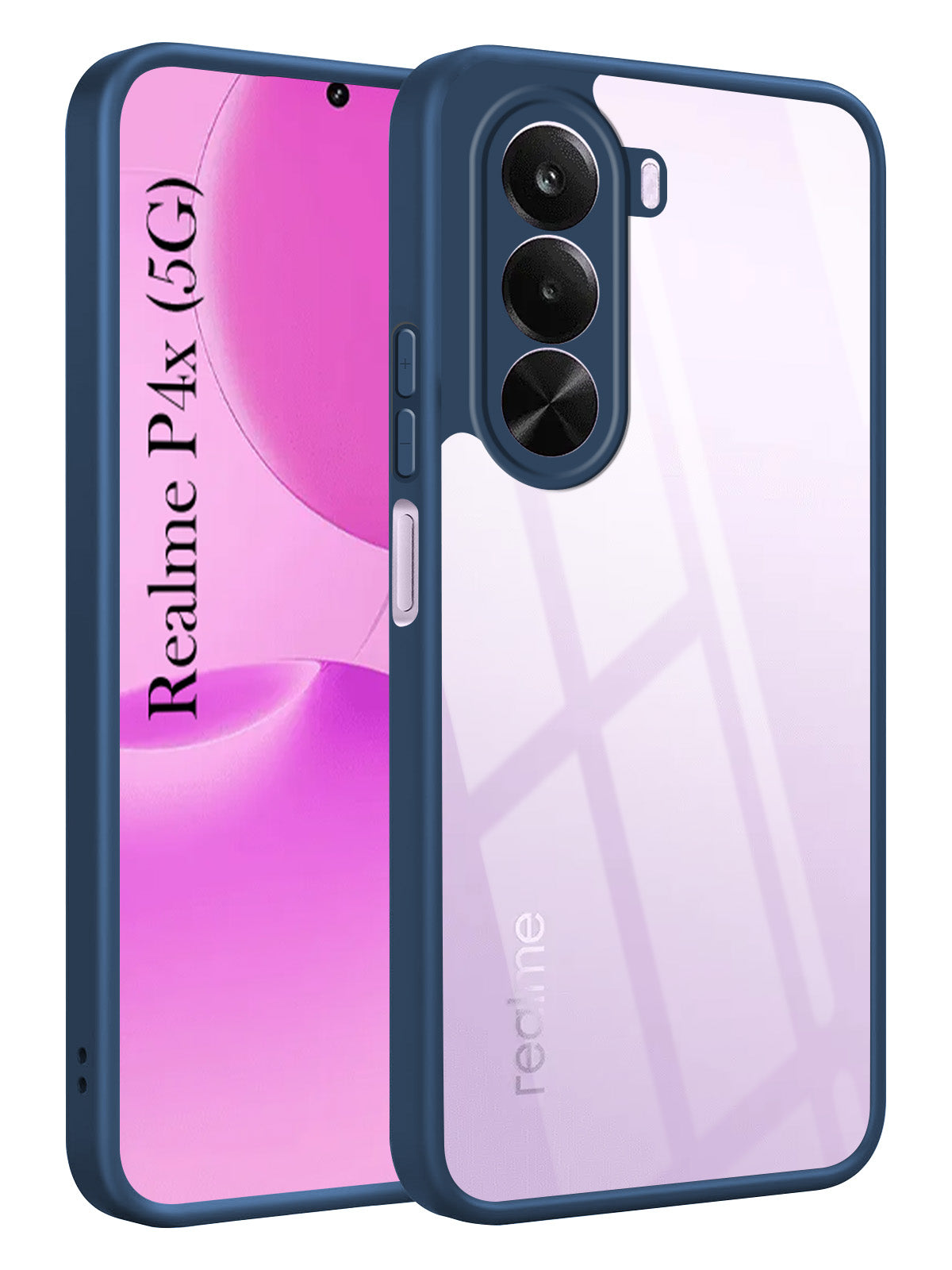 For Realme P4x Lite Back Cover Case Ultra-Hybrid (Lifetime Anti Yellow | Anti Scratch | Crystal Clear Shockproof)