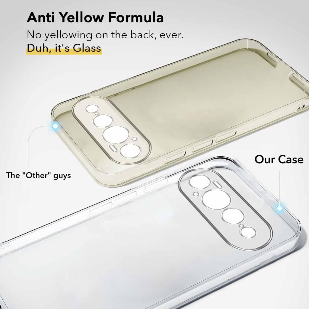 For Google Pixel 11 Pro XL Back Cover Case Lifetime Anti-Yellow Clear (Sleek Hard Crystal | Shockproof and Camera Protection)