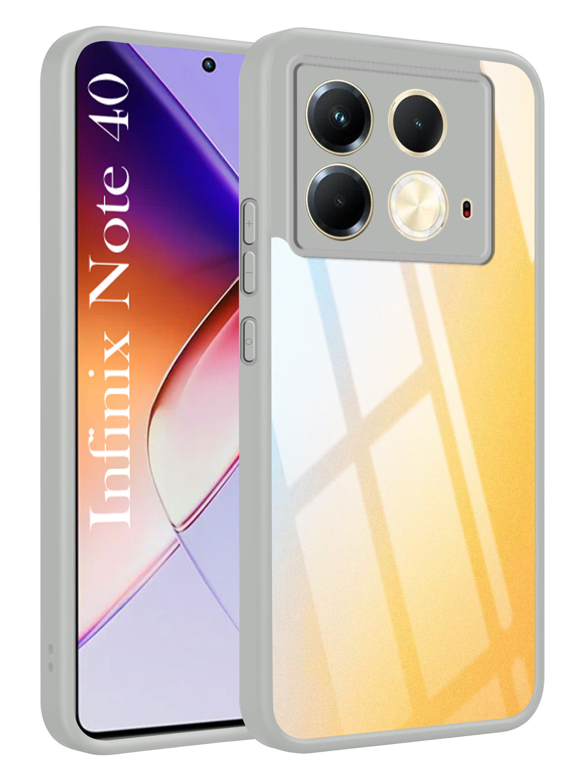 For Infinix Note 40 Back Cover Case (Lifetime Anti Yellow | Anti Scratch | Crystal Clear Shockproof)
