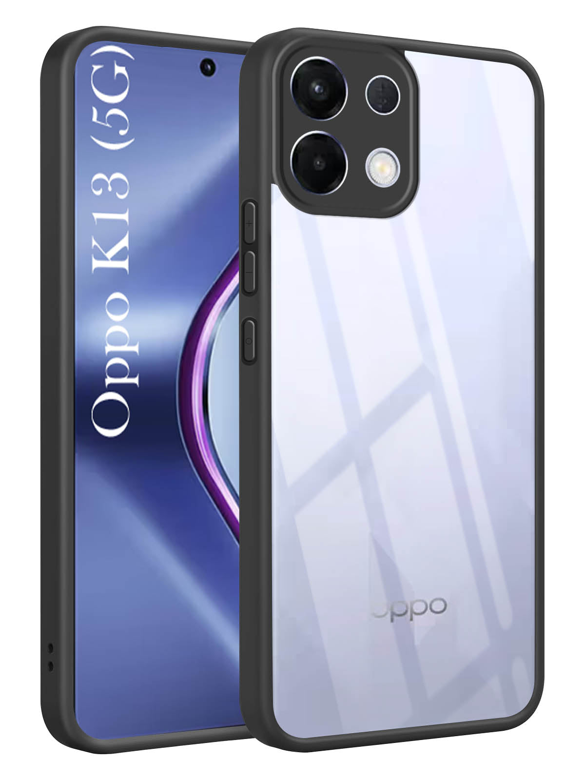 For Oppo K13 Back Cover Case (Lifetime Anti Yellow | Anti Scratch | Crystal Clear Shockproof)