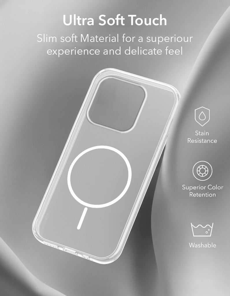 For Apple iPhone 14 Pro Max Back Cover Case Silicone (Slim Paper Thin | Camera Protection Bump | Minimalist Professional | Soft Flexible) "