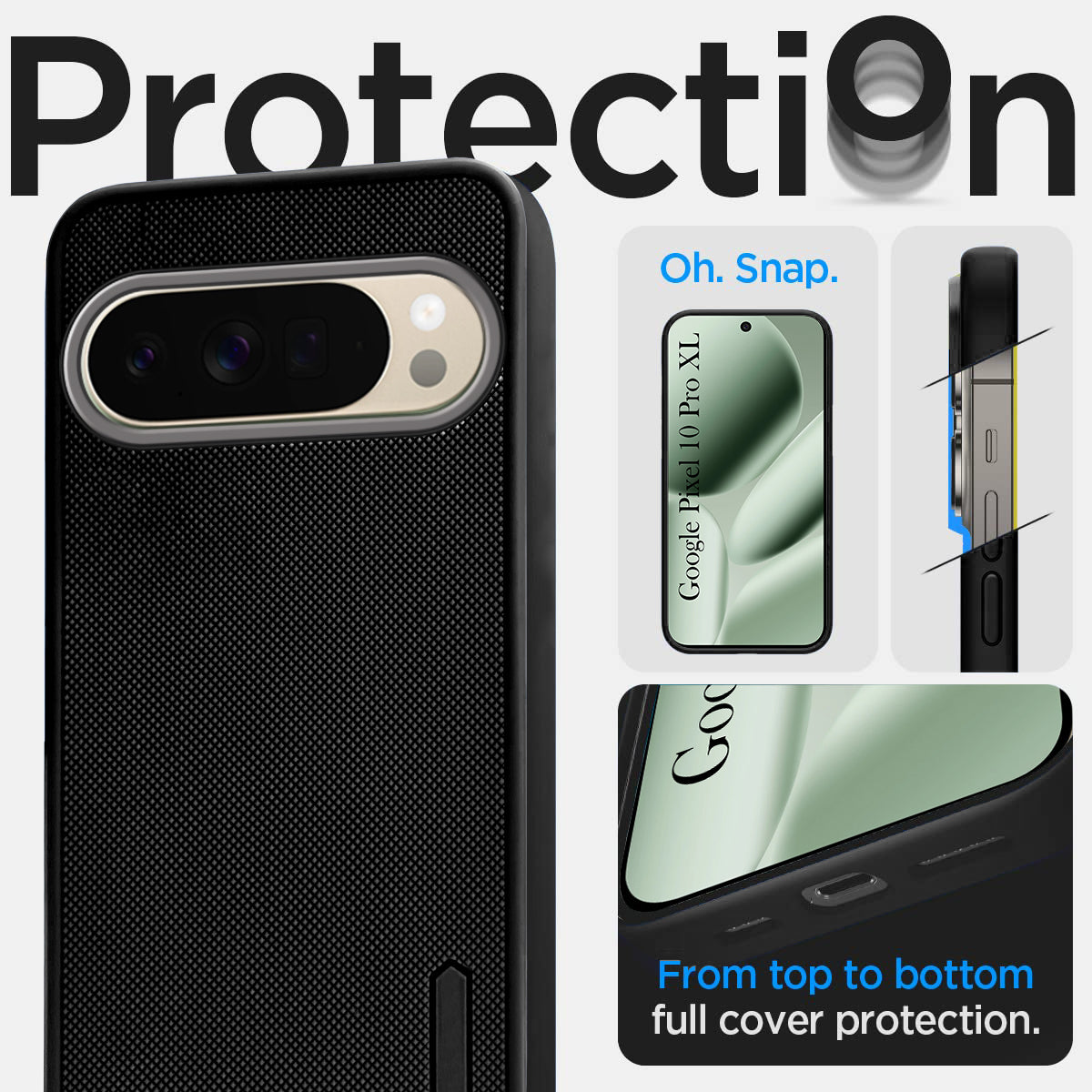 For Google Pixel 10 Pro XL Back Cover Case Rubberised (Textured Grip Design | Micro-Fiber Cloth Inside | Slim and Light Weight | Soft Touch and Feel)