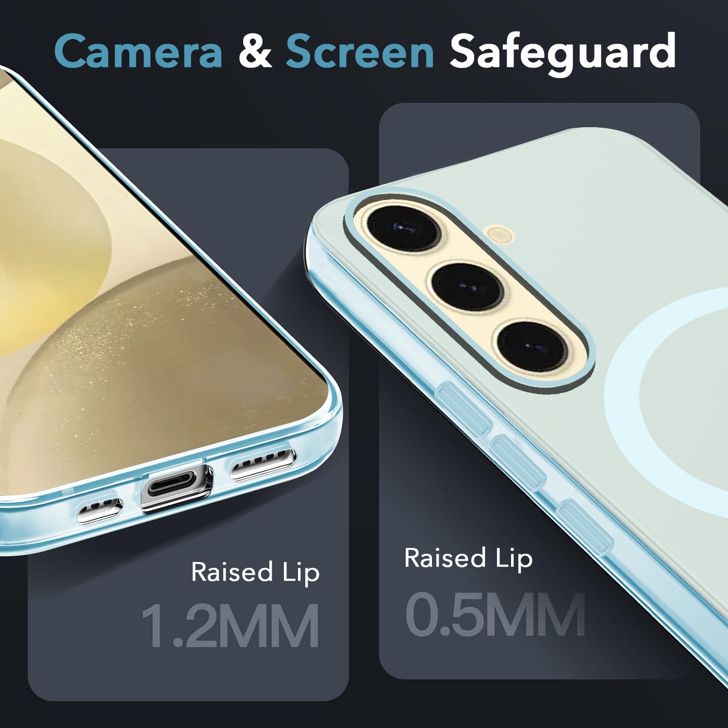 For Samsung Galaxy S24 Plus Back Cover Case Crystal (Frosted Matte Feel | MagSafe Compatible Wireless Charging)