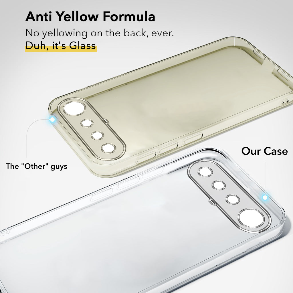 For Realme 16 Back Cover Lifetime Anti-Yellow Clear (Sleek Hard Crystal | Shockproof and Camera Protection)