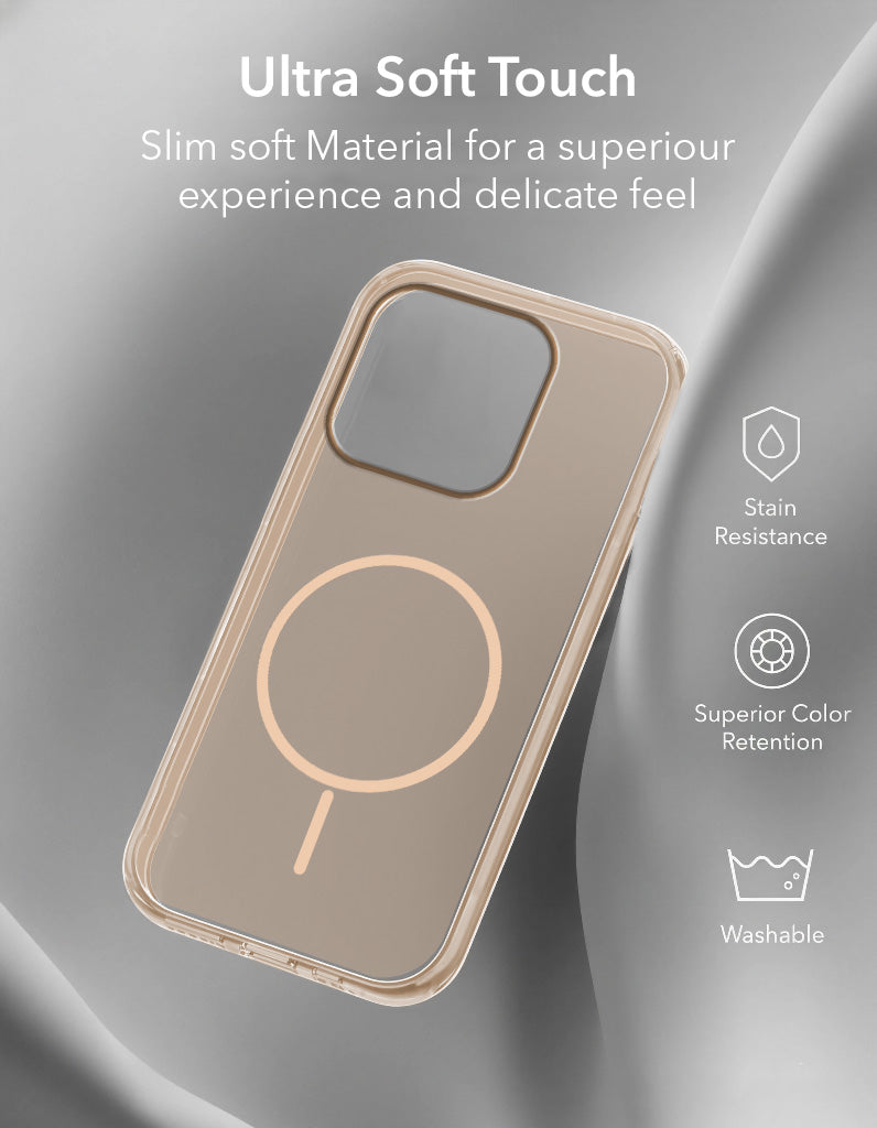 For Apple iPhone 16 Pro Max Back Cover Case Silicone (Slim Paper Thin | Camera Protection Bump | Minimalist Professional | Soft Flexible)