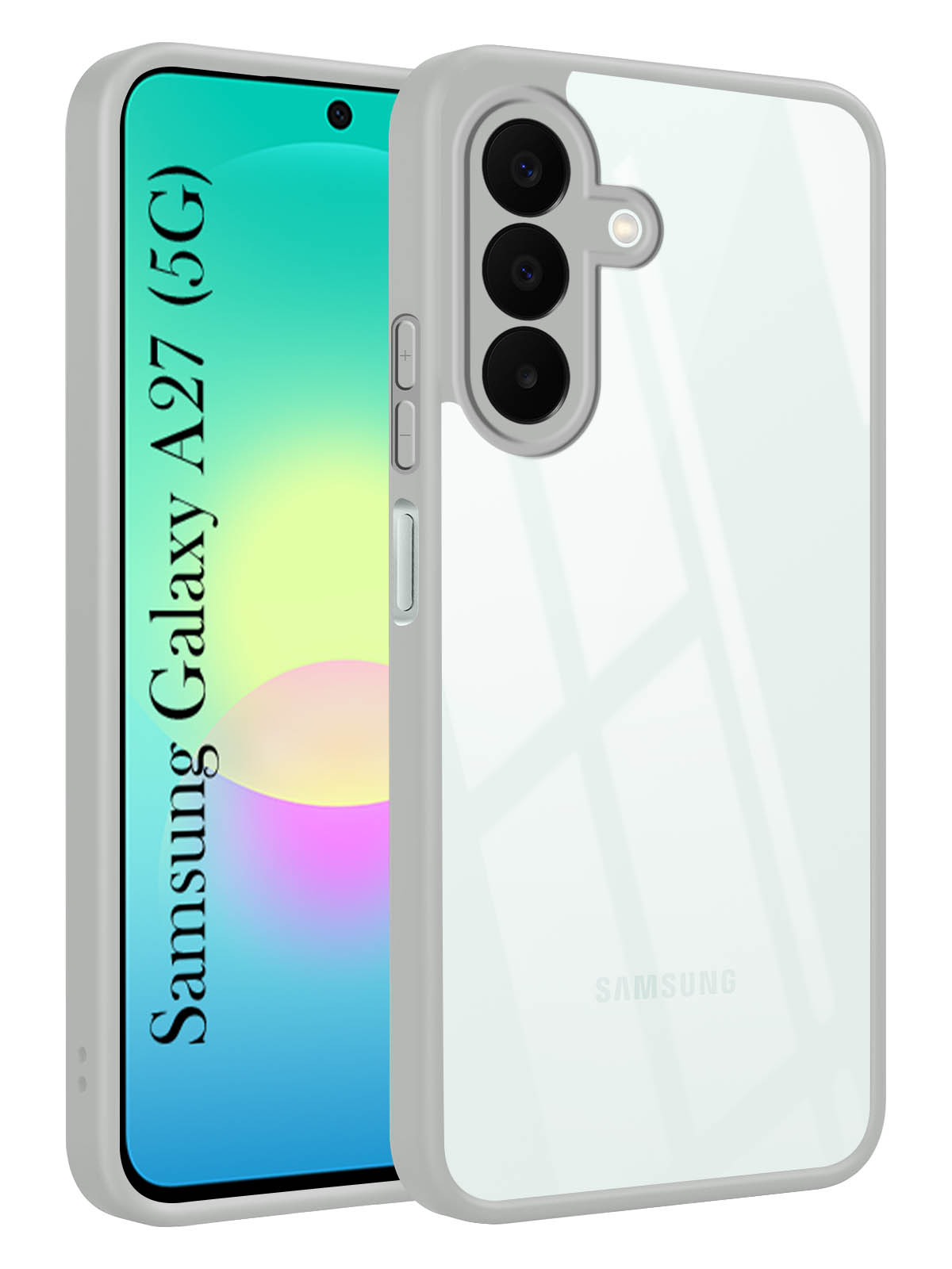 For Samsung Galaxy A27 5G | Samsung Galaxy M47 5G Back Cover Case Ultra-Hybrid (Lifetime Anti Yellow | Anti Scratch | Crystal Clear Shockproof)