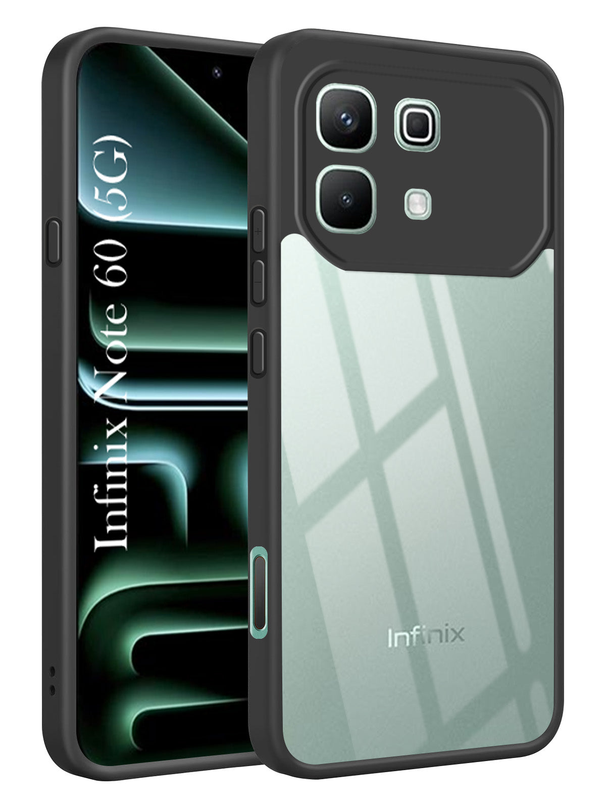 For Infinix Note 60 5G Back Cover Case Ultra-Hybrid (Lifetime Anti Yellow | Anti Scratch | Crystal Clear Shockproof)