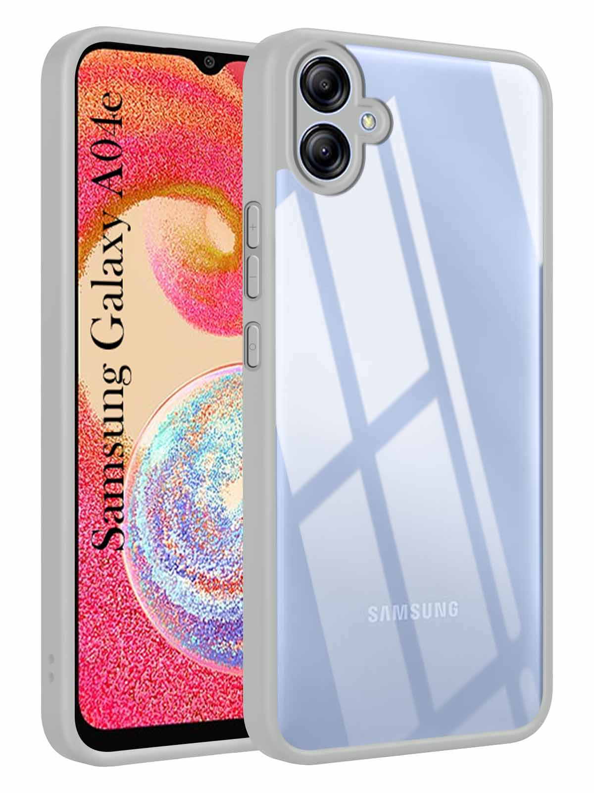 For Samsung Galaxy A04 | A04E Back Cover Case Ultra-Hybrid (Lifetime Anti Yellow | Anti Scratch | Crystal Clear Shockproof)