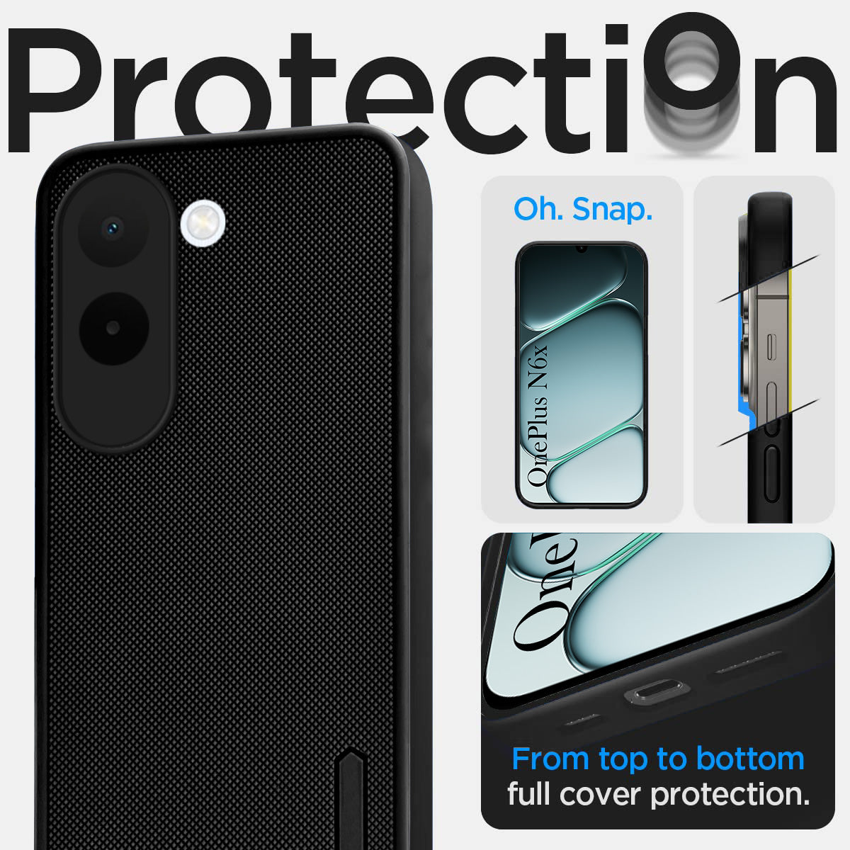For OnePlus N6X Back Cover Case Rubberised (Textured Grip Design| Micro-Fiber Cloth Inside | Slim and Light Weight | Soft Touch and Feel)