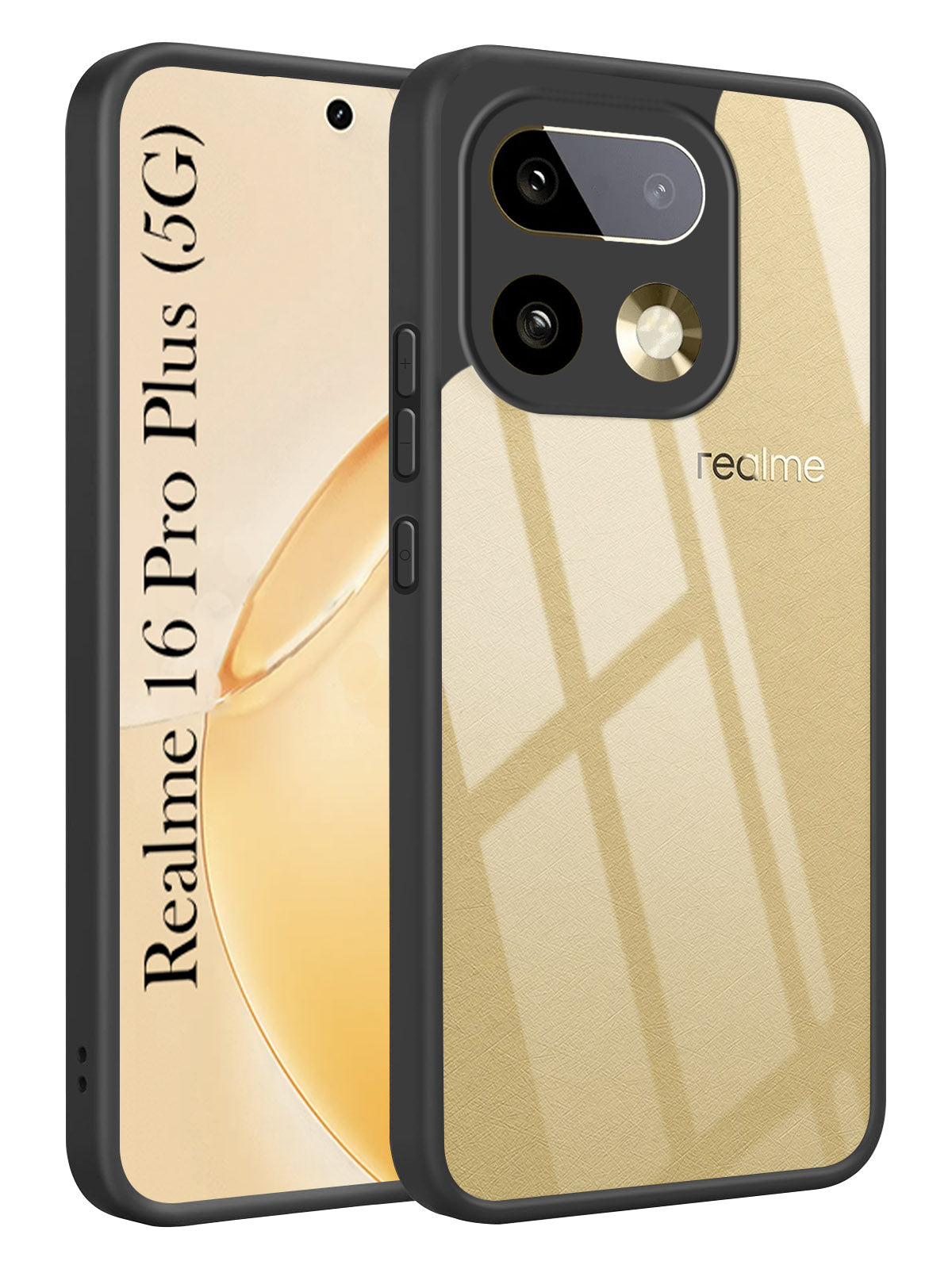 For Realme 16 Pro Plus 5G Back Cover Case Ultra-Hybrid (Lifetime Anti Yellow | Anti Scratch | Crystal Clear Shockproof)