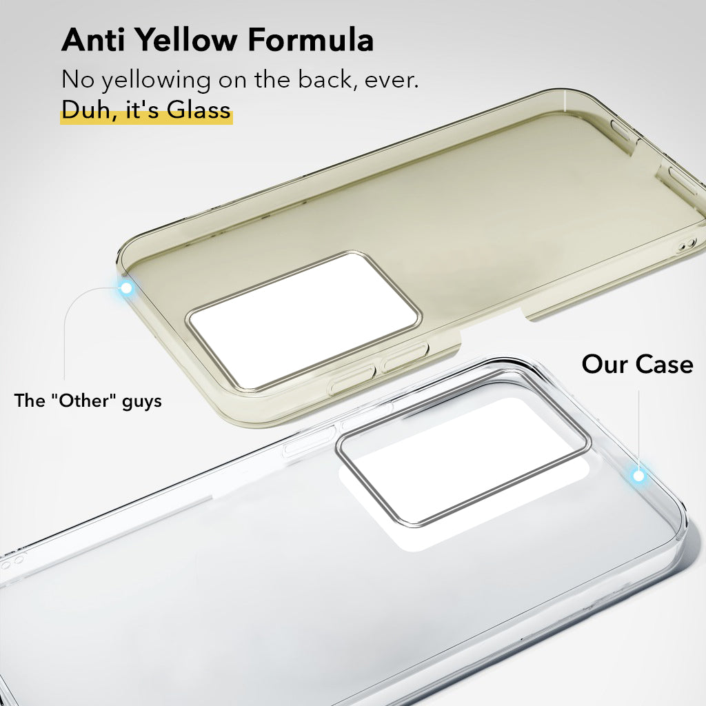 For Realme 14X Back Cover Case (Hard Anti Yellow Clear Case | Sleek Hard Crystal Clear | Drop & Camera Protection | Shockproof Polycarbonate)