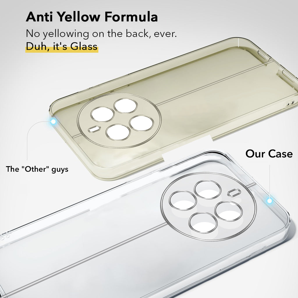 For Realme P1 Pro 5G Back Cover Case (Hard Anti Yellow Clear Case | Drop & Camera Protection | Shockproof Polycarbonate)