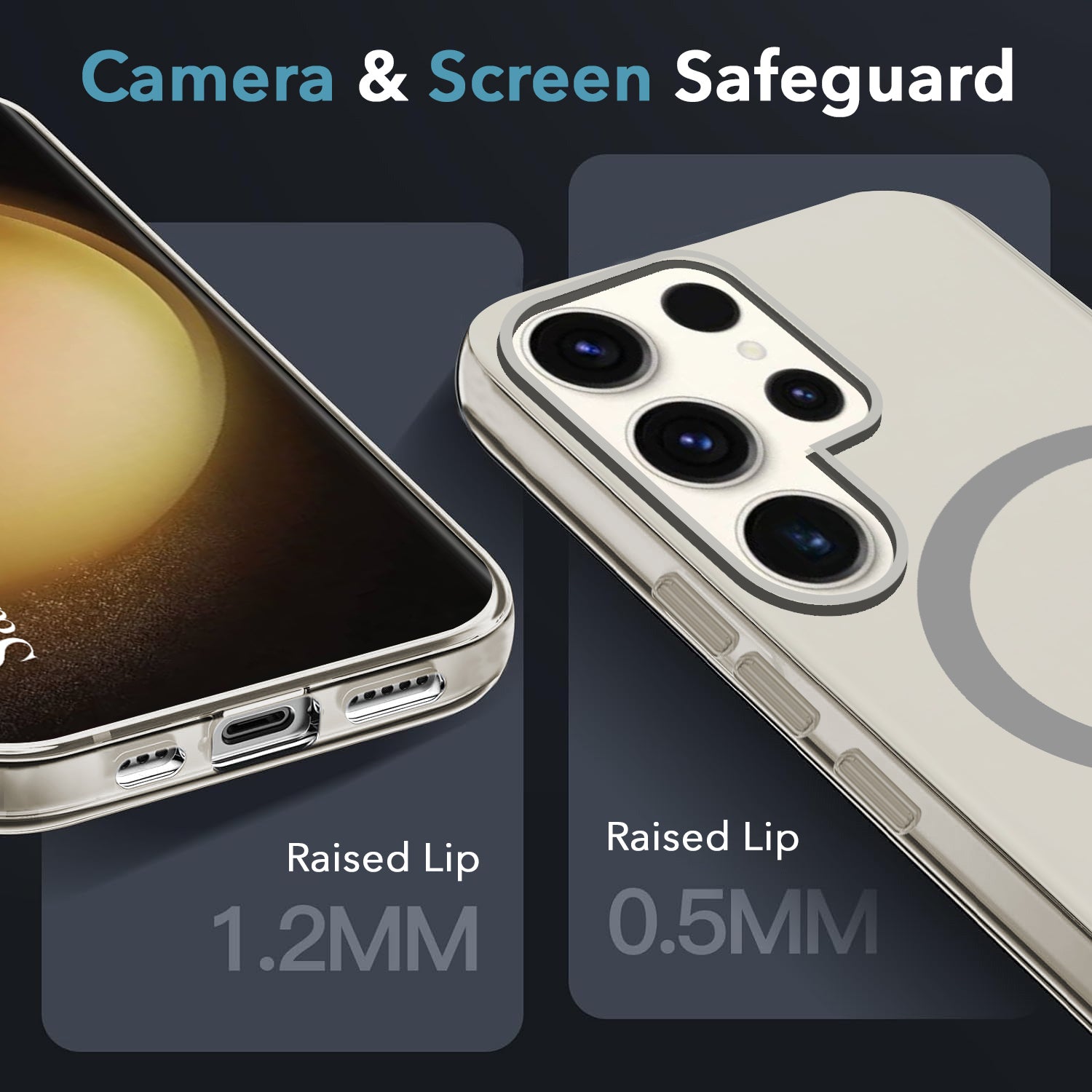 For Samsung Galaxy S23 Ultra Back Cover Case (Frosted Matte Feel | MagSafe Compatible Wireless Charging | Polycarbonate Material)
