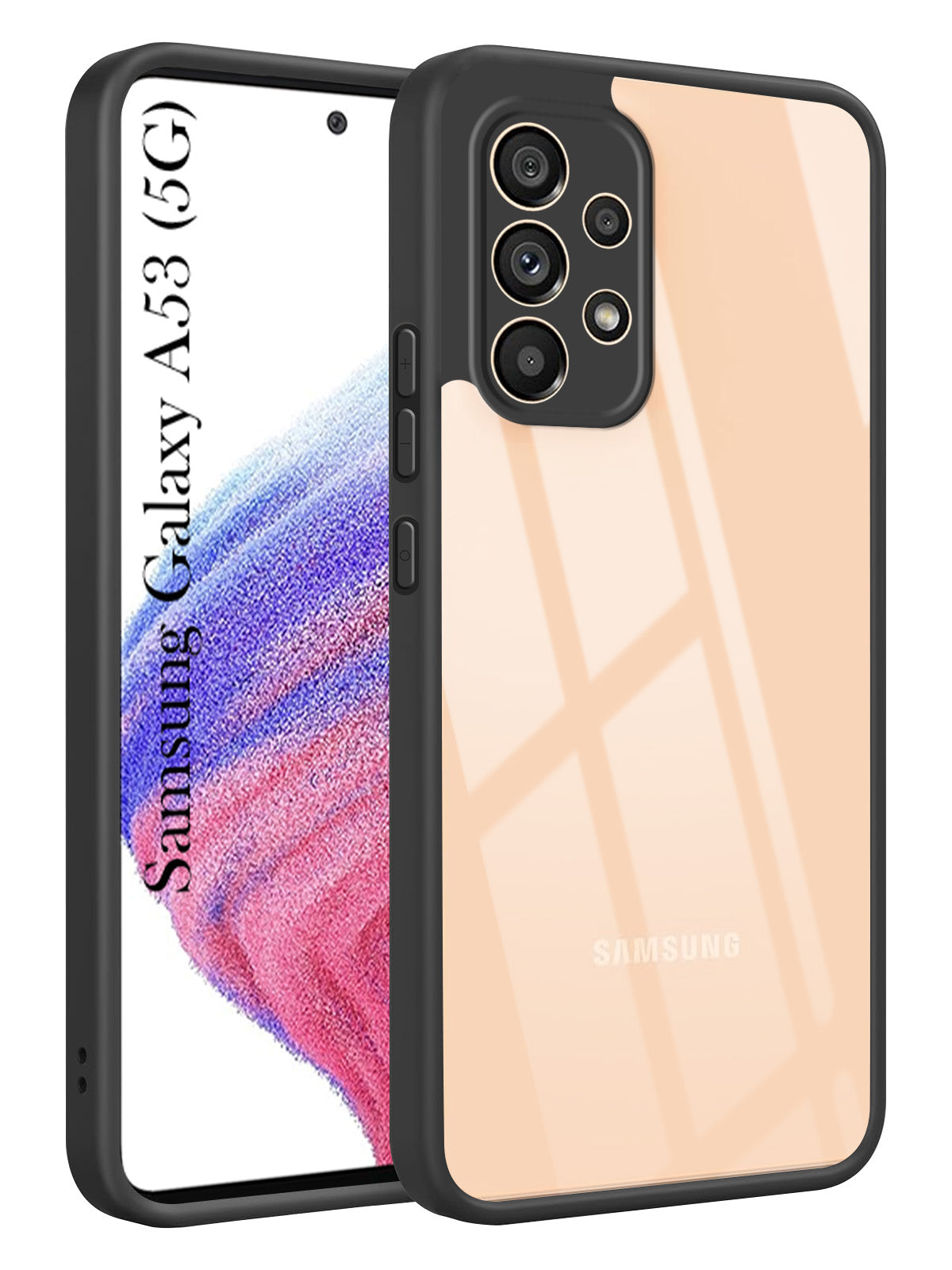 For Samsung Galaxy A53 5G Back Cover Case (Lifetime Anti Yellow | Anti Scratch | Crystal Clear Shockproof)