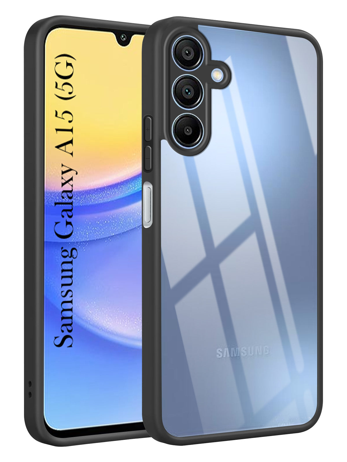 For Samsung Galaxy A15 5G Back Cover Case Ultra-Hybrid (Lifetime Anti Yellow | Anti Scratch | Crystal Clear Shockproof)