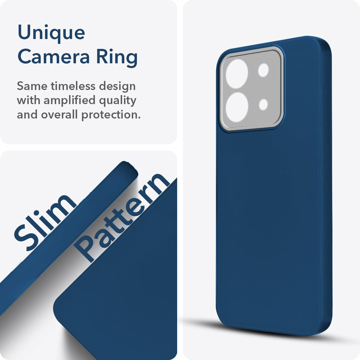 For Ai+ Nova 5G Back Cover Case ( Dual Color Matte Finish | Full Camera Protection | Sleek and Professional)
