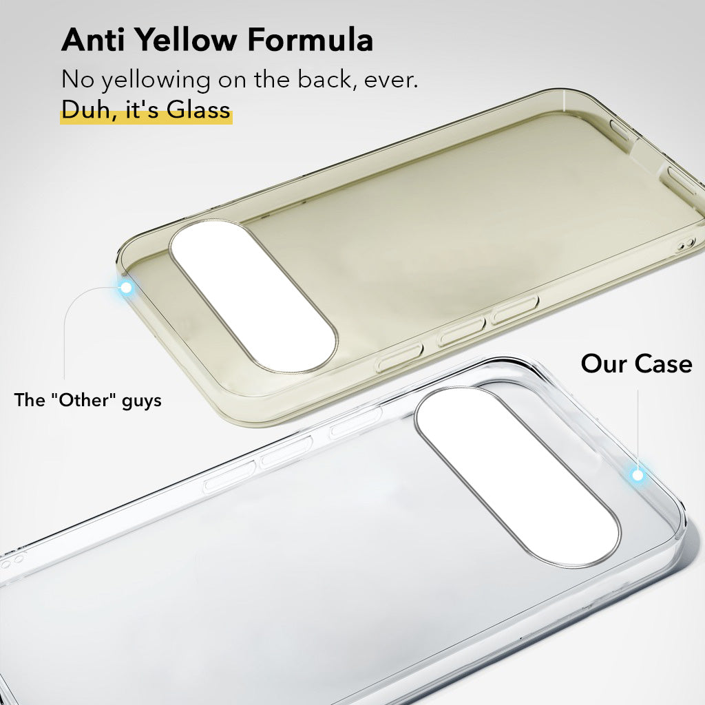 For Google Pixel 10 Back Cover Case (Sleek Hard Crystal | Shockproof and Camera Protection)