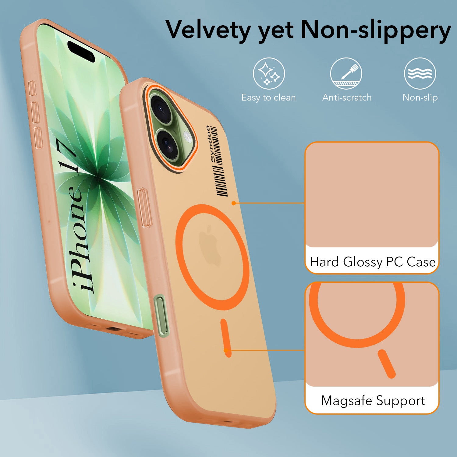 For Apple iPhone 17 Back Cover Case (Soft Touch | Camera Bump Protection | MagSafe Compatible | Matte Finish)