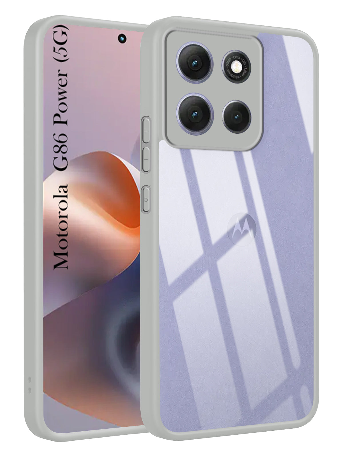 For Motorola Moto G86 Power Back Cover Case Ultra-Hybrid (Lifetime Anti Yellow | Anti Scratch | Crystal Clear Shockproof)