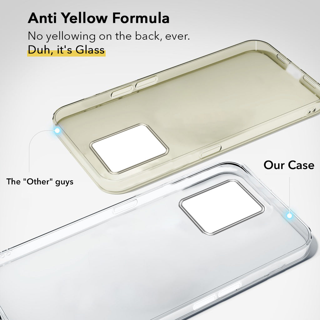 For Oppo Reno7 | Reno 7 4G Back Cover Case (Hard Anti Yellow Clear Case | Drop & Camera Protection | Shockproof Polycarbonate)
