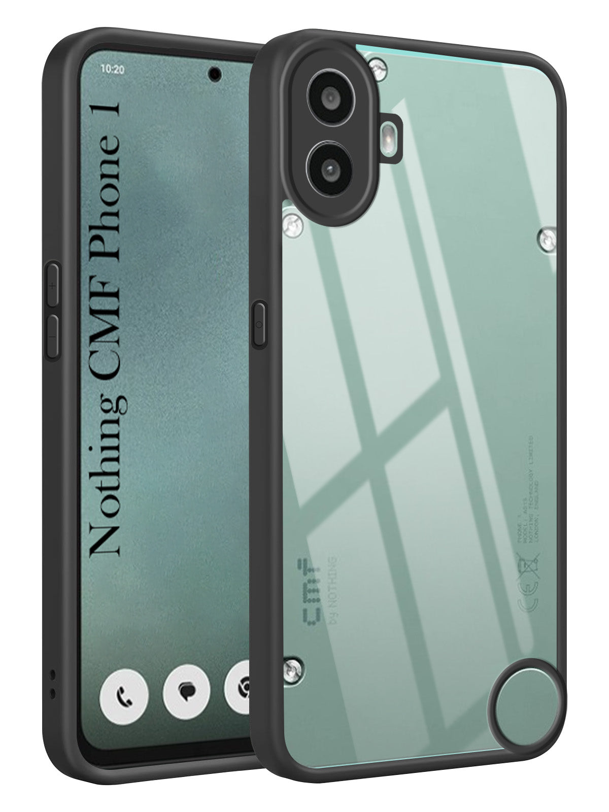 For Nothing CMF Phone 1 Back Cover Case Ultra-Hybrid (Lifetime Anti Yellow | Anti Scratch | Crystal Clear Shockproof)
