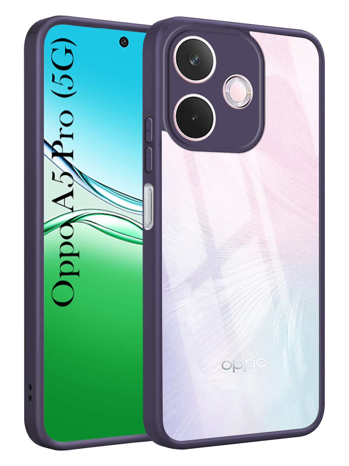 For Oppo A5 Pro Back Cover Case (Lifetime Anti Yellow | Anti Scratch | Crystal Clear Shockproof)