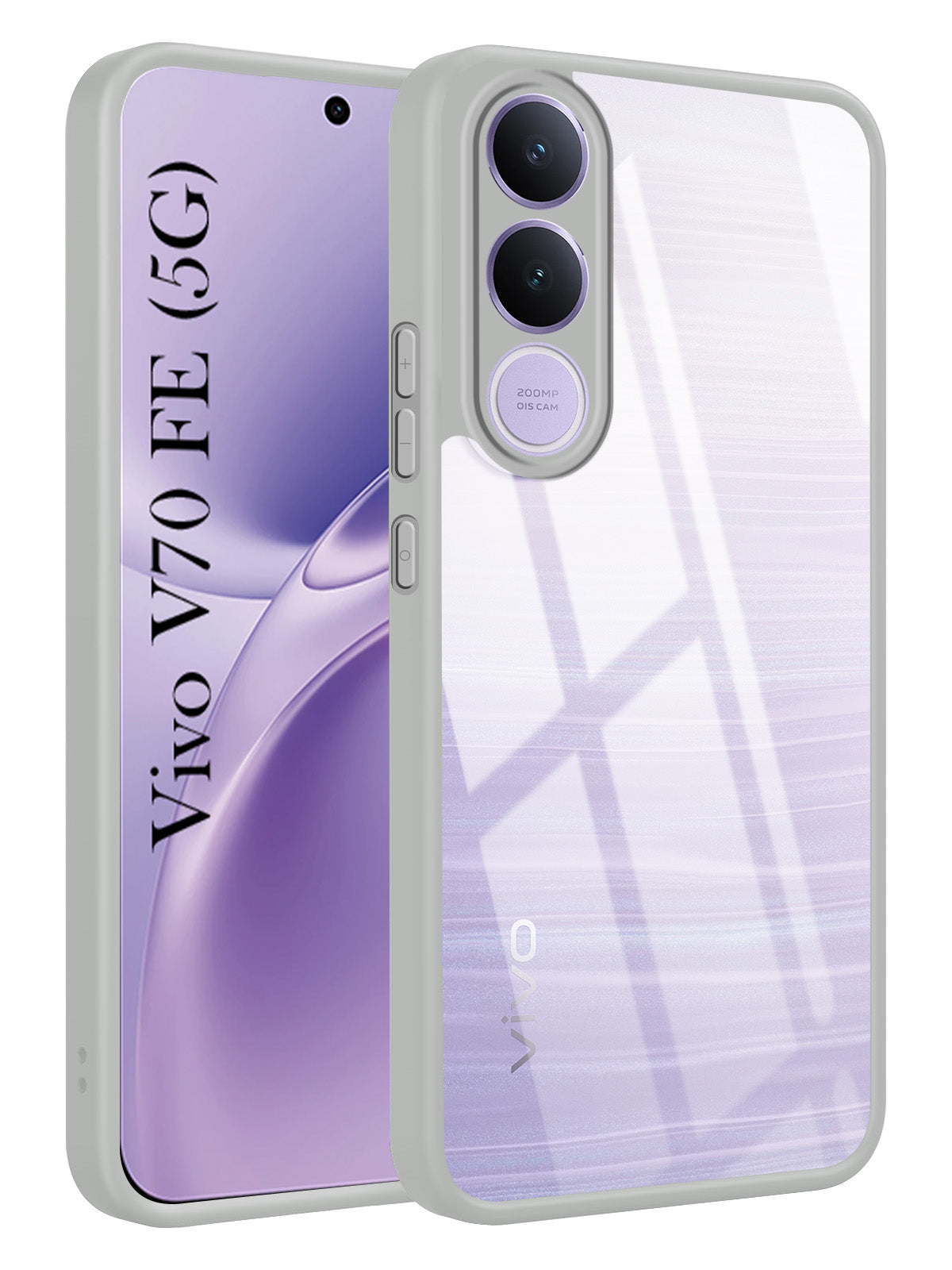 For Vivo V70 FE 5G Back Cover Case Ultra-Hybrid (Lifetime Anti Yellow | Anti Scratch | Crystal Clear Shockproof)