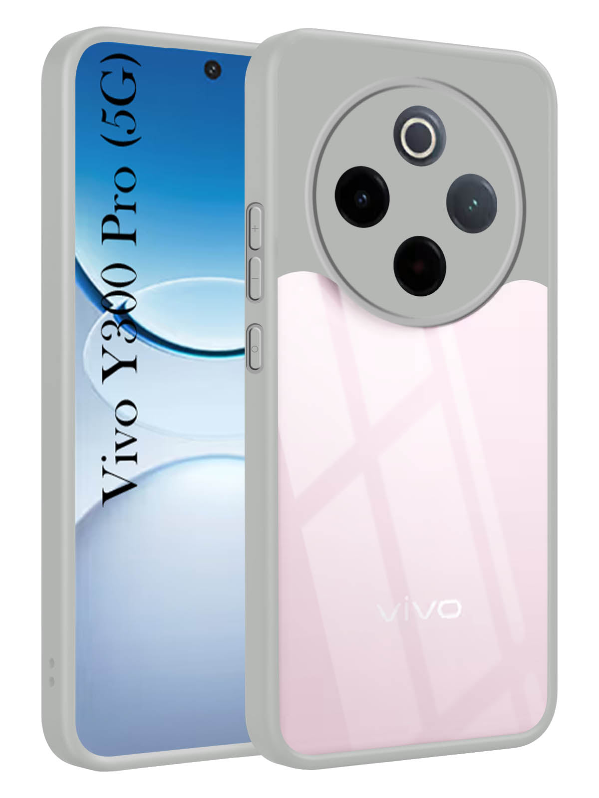 For Vivo Y300 Pro Back Cover Case (Lifetime Anti Yellow | Anti Scratch | Crystal Clear Shockproof)