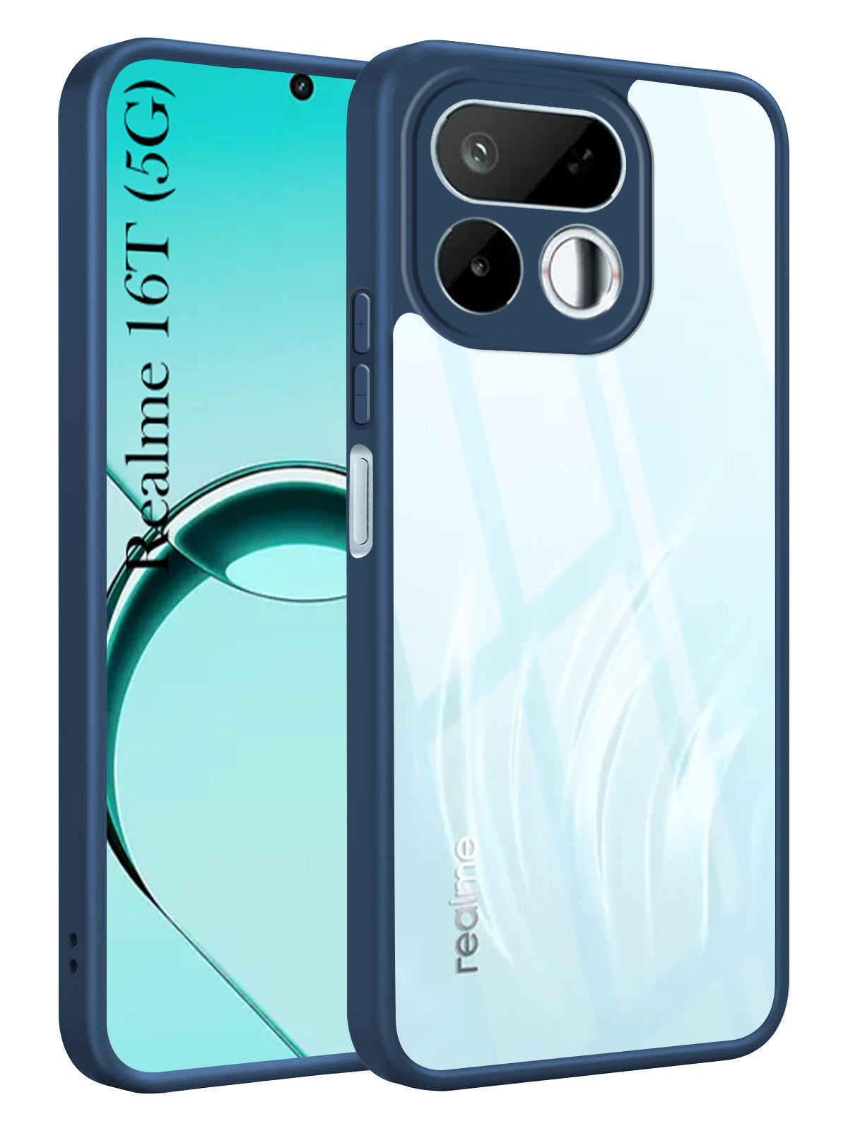 For Realme 16T 5G Lite Back Cover Case Ultra-Hybrid (Lifetime Anti Yellow | Anti Scratch | Crystal Clear Shockproof)