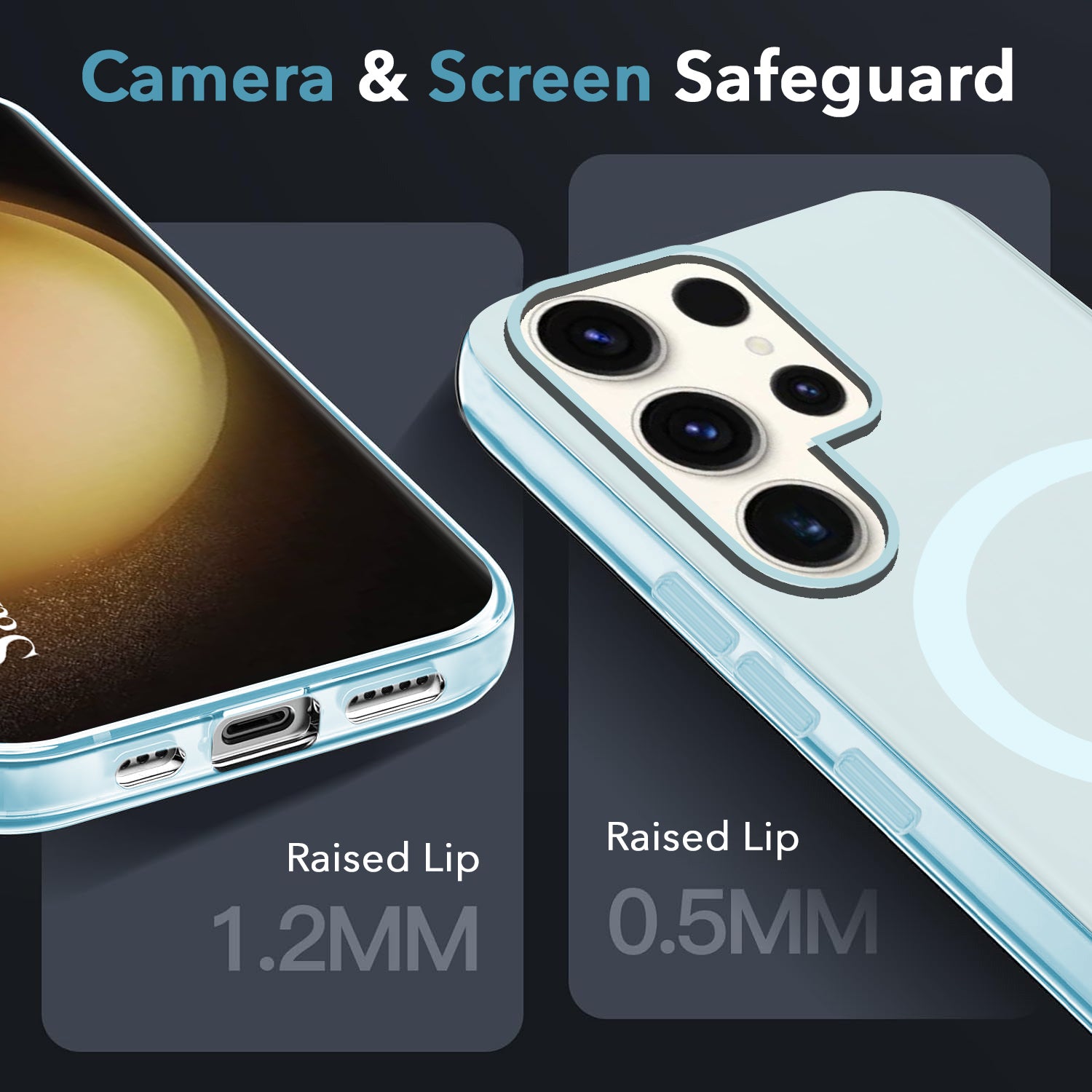 For Samsung Galaxy S23 Ultra Back Cover Case (Frosted Matte Feel | MagSafe Compatible Wireless Charging | Polycarbonate Material)