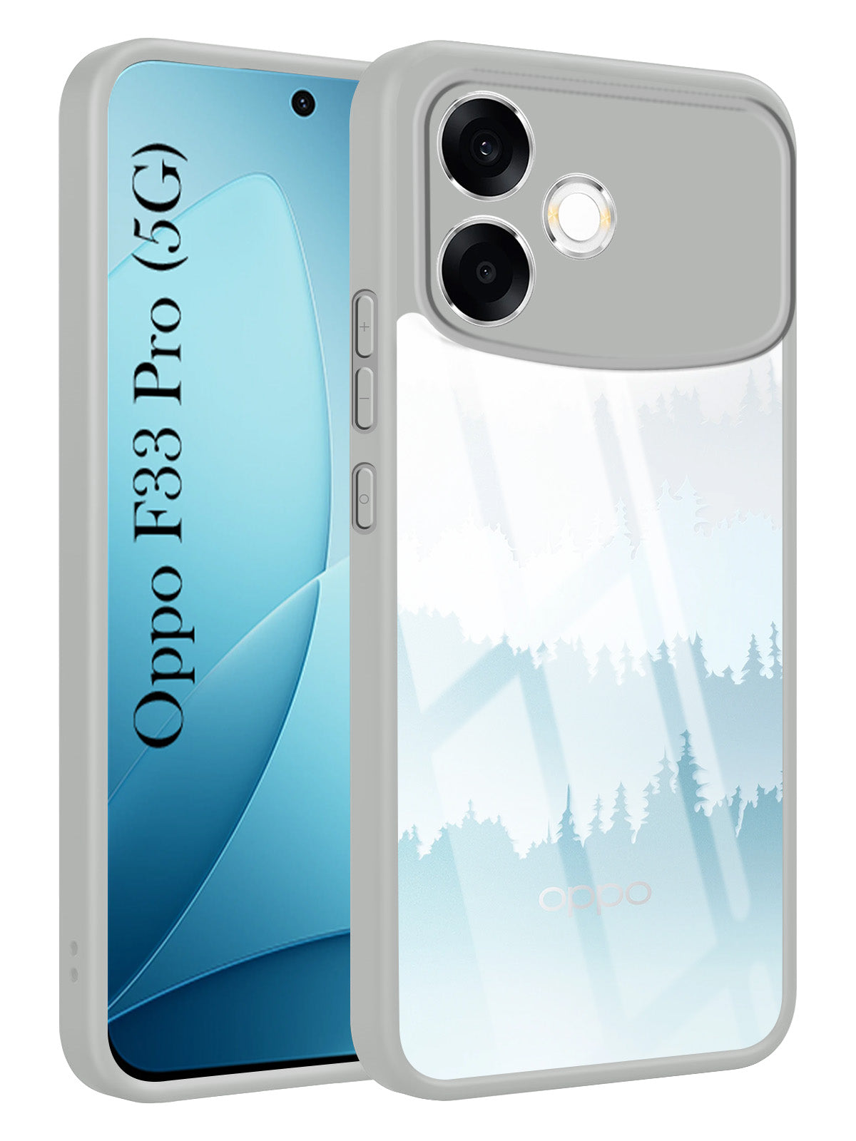 For Oppo F33 Pro 5G Back Cover Case Ultra-Hybrid (Lifetime Anti Yellow | Anti Scratch | Crystal Clear Shockproof)