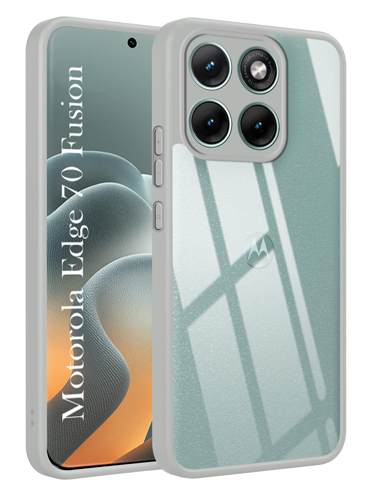 For Motorola Moto Edge 70 Fusion Back Cover Case Ultra-Hybrid (Lifetime Anti Yellow | Anti Scratch | Crystal Clear Shockproof)
