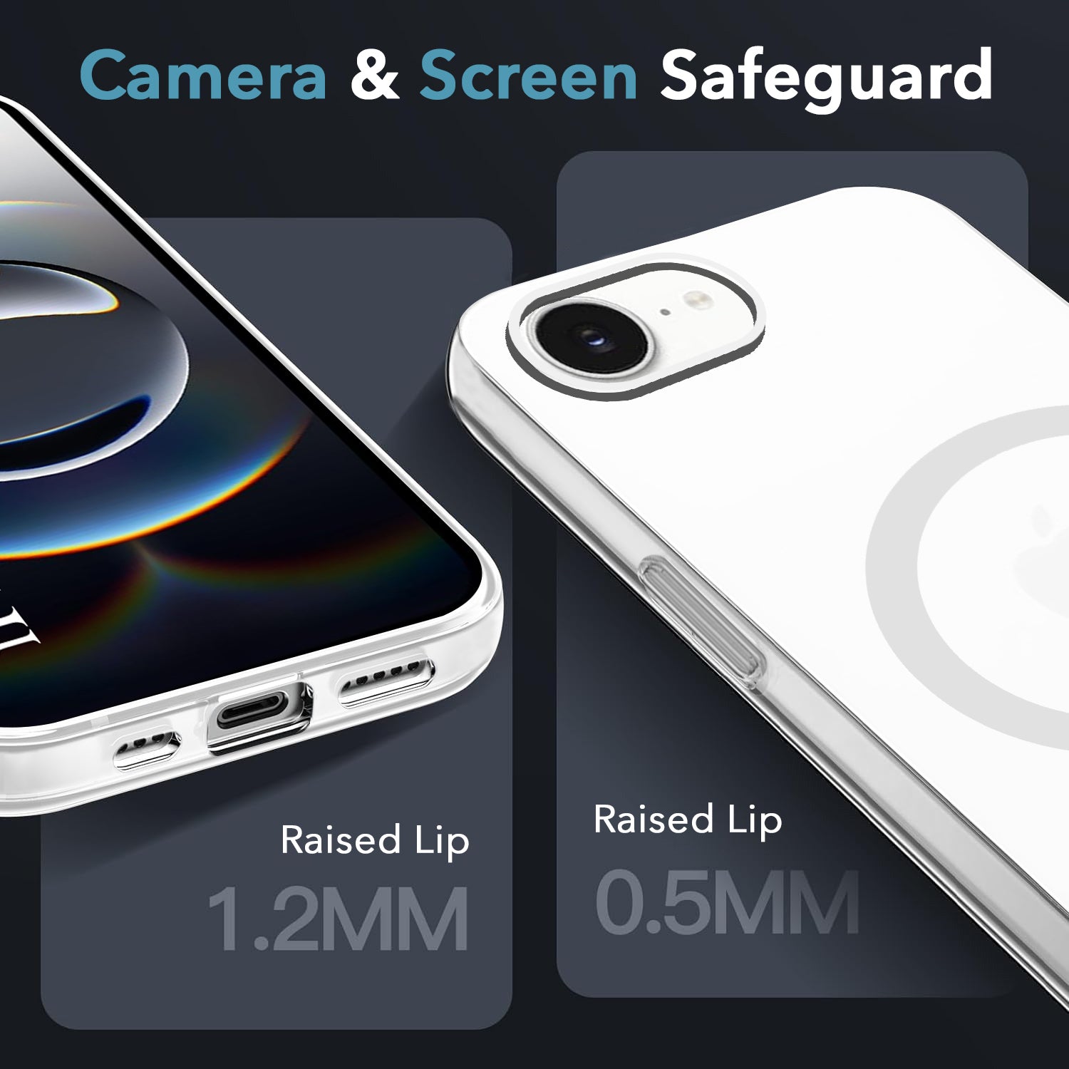 For iPhone 16e | iPhone 17e Back Cover Case (Frosted Matte Feel | MagSafe Compatible Wireless Charging | Polycarbonate Material)