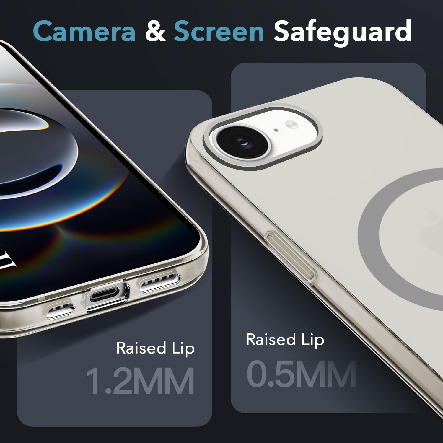 For iPhone 16e | iPhone 17e Back Cover Case (Frosted Matte Feel | MagSafe Compatible Wireless Charging | Polycarbonate Material)