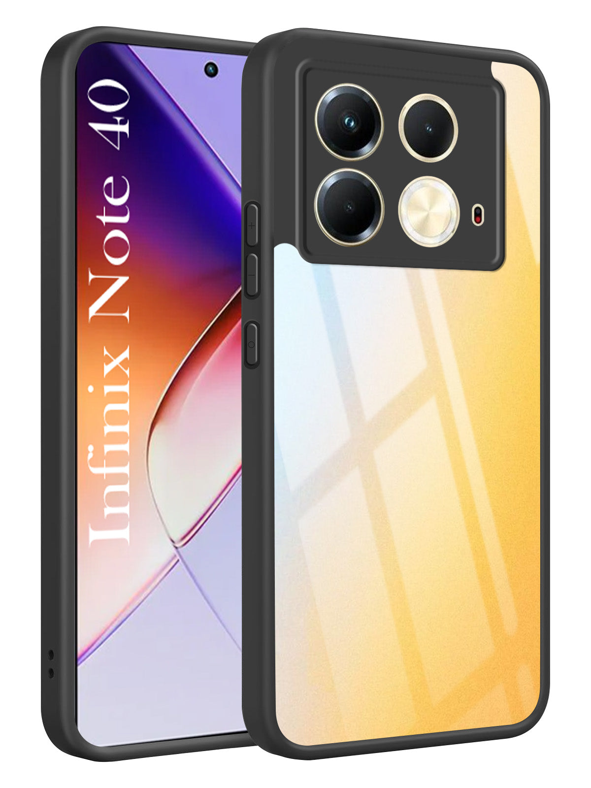 For Infinix Note 40 Back Cover Case (Lifetime Anti Yellow | Anti Scratch | Crystal Clear Shockproof)