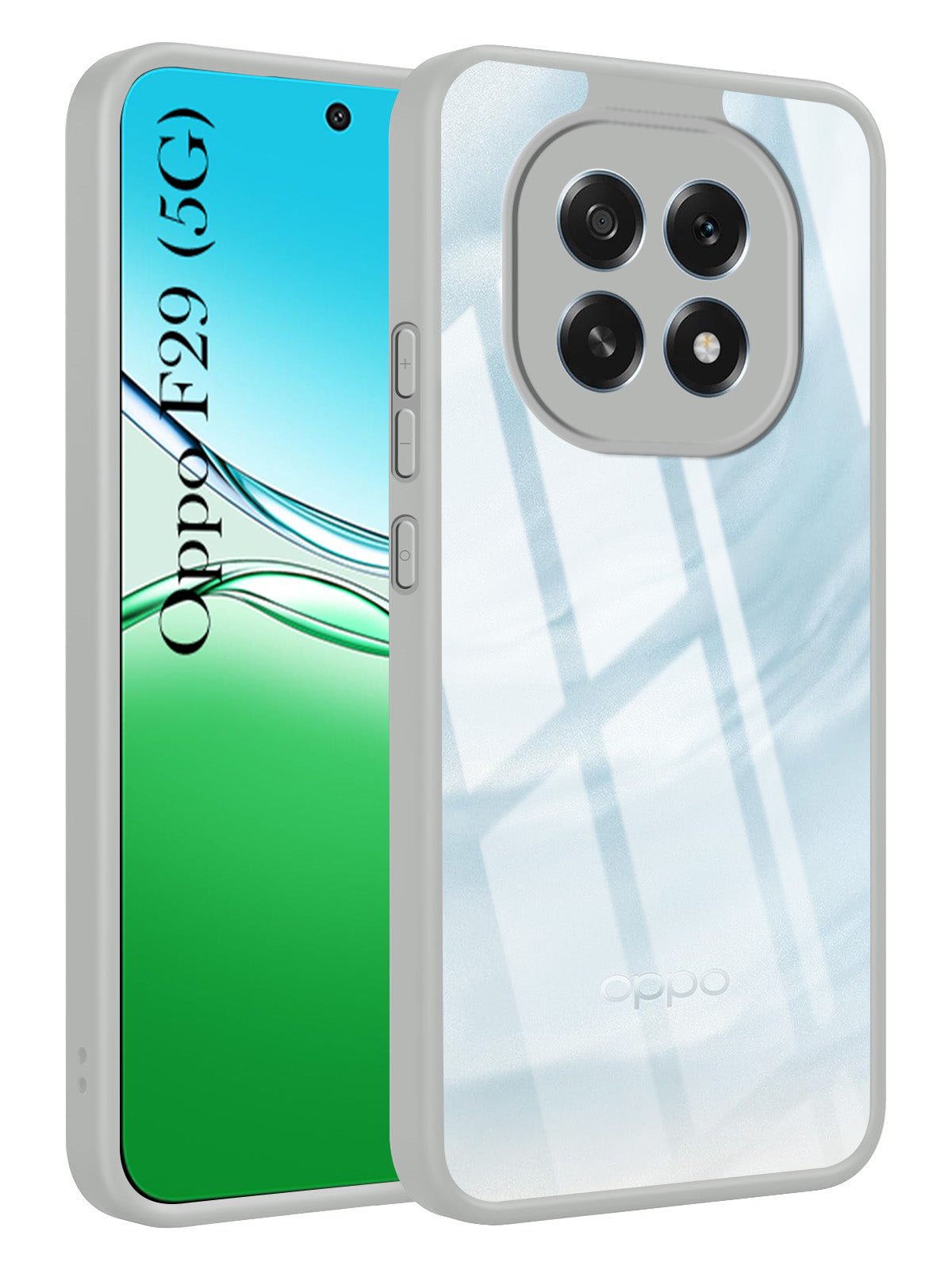 For Oppo F29 Back Cover Case (Lifetime Anti Yellow | Anti Scratch | Crystal Clear Shockproof)