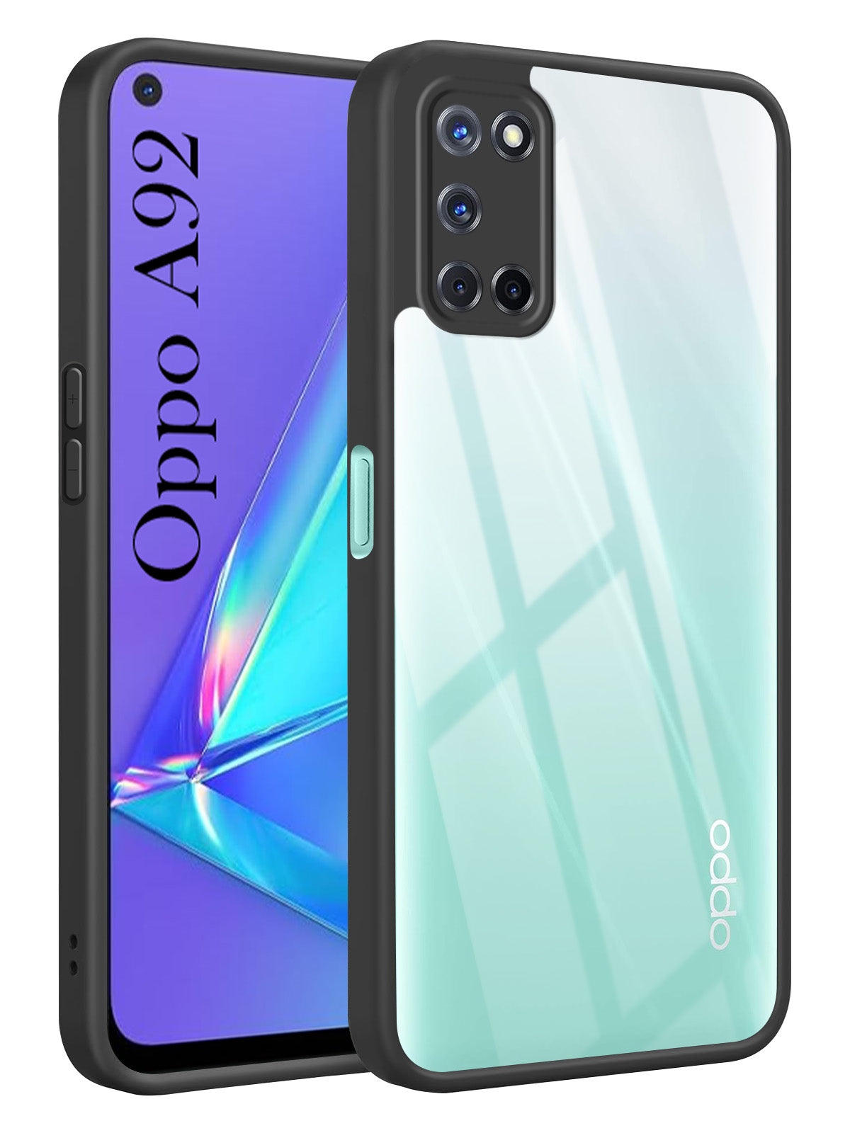 For Oppo A92 Back Cover Case Ultra-Hybrid (Lifetime Anti Yellow | Anti Scratch | Crystal Clear Shockproof)
