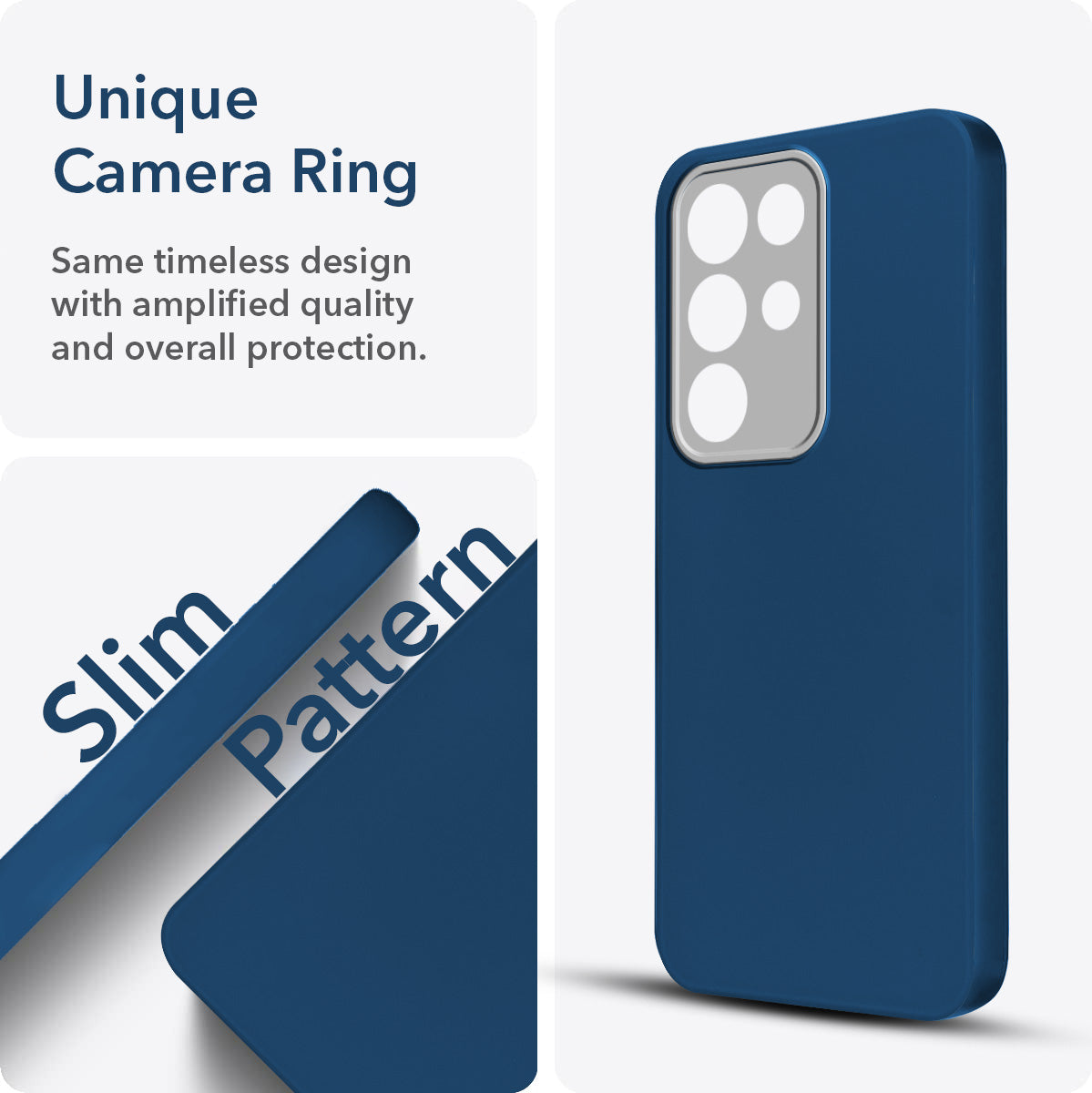For Realme C85 5G | Realme Narzo 90x Back Cover Case Matte Silicone  (Dual Colour |Full Camera Protection | Sleek and Professional) "