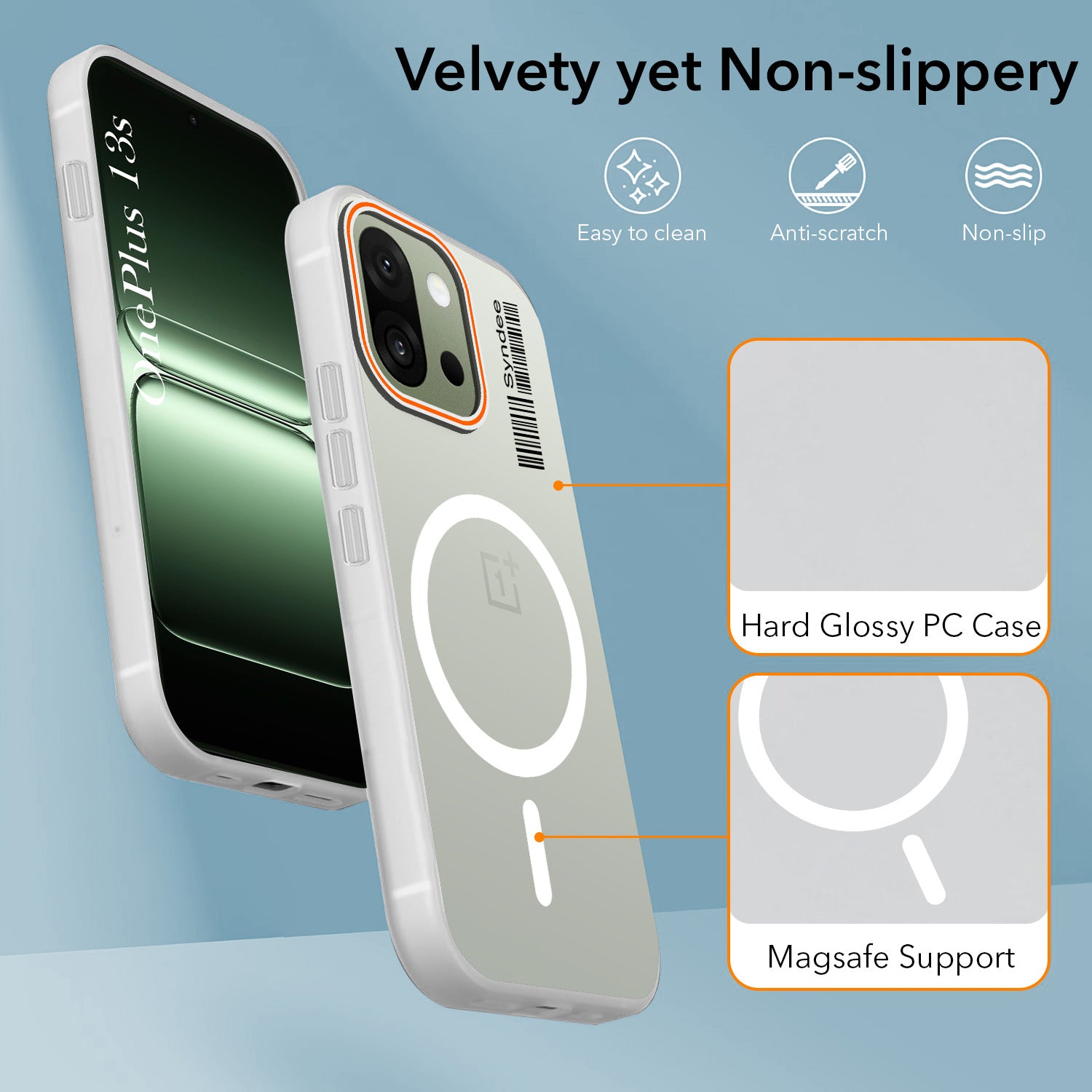 For OnePlus 13S Back Cover Case (Soft Touch | Camera Bump Protection | MagSafe Compatible | Matte Finish)