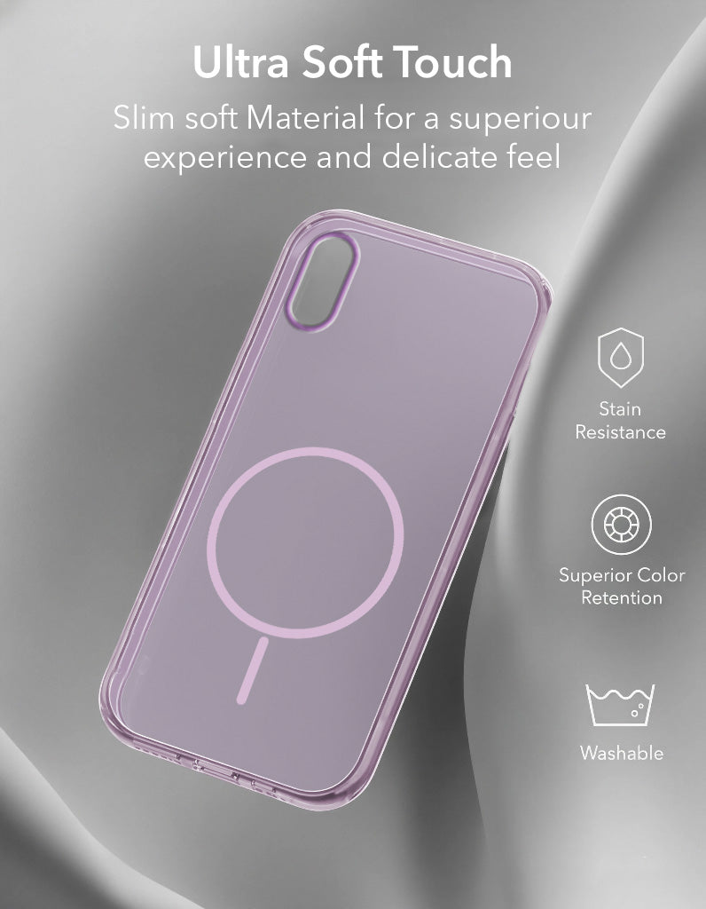 For Apple iPhone X Back Cover Case Silicone (Slim Paper Thin | Camera Protection Bump | Minimalist Professional | Soft Flexible)