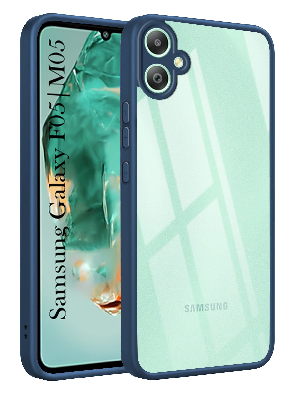 For Samsung Galaxy F05 | Samsung Galaxy M05 Back Cover Case Ultra-Hybrid (Lifetime Anti Yellow | Anti Scratch | Crystal Clear Shockproof)